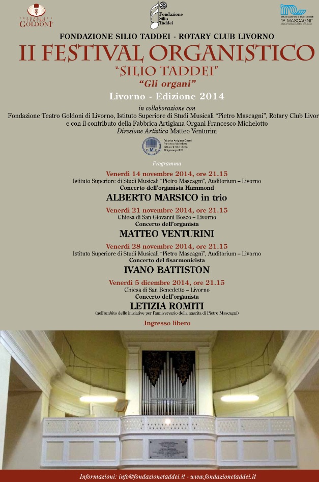Festival Organistico “Silio Taddei” – Livorno