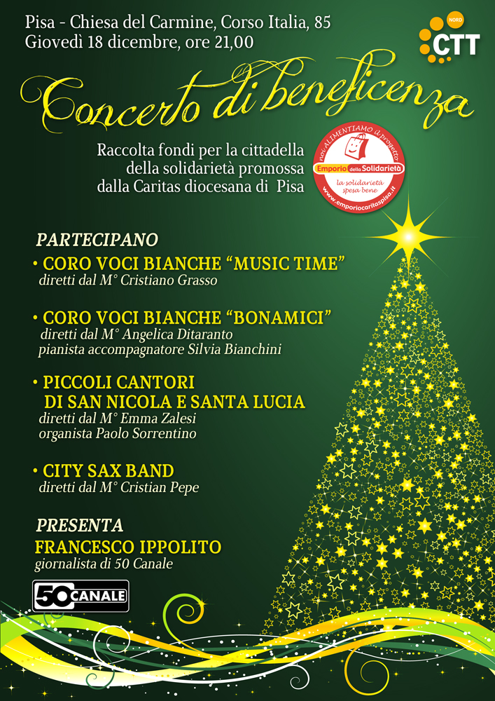 Concerto di beneficenza in favore della Cittadella della Solidarietà