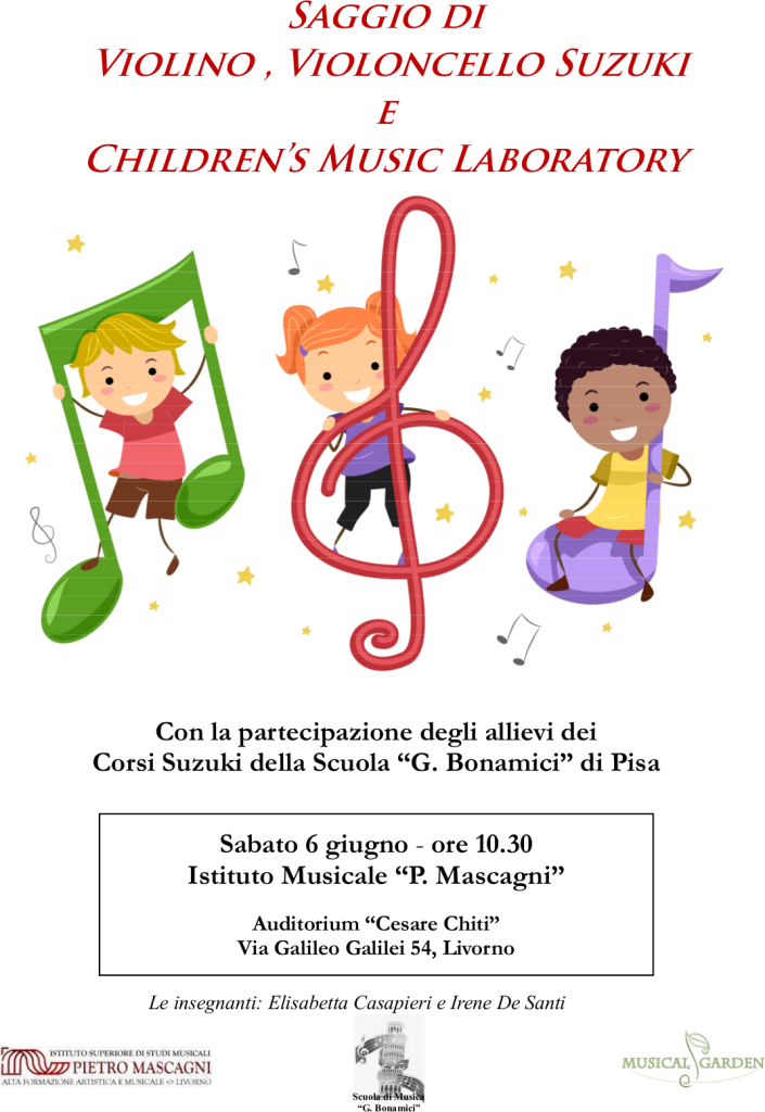 locandina saggio suzuki giugno 2015- Livorno