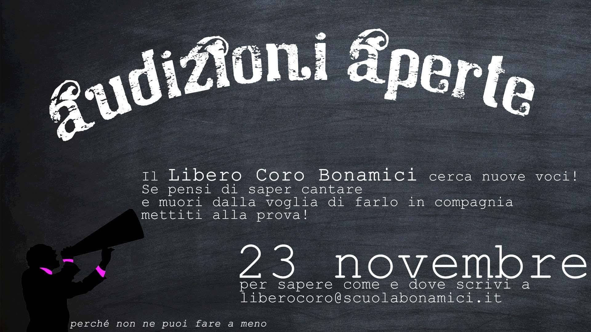 Audizioni al libero coro