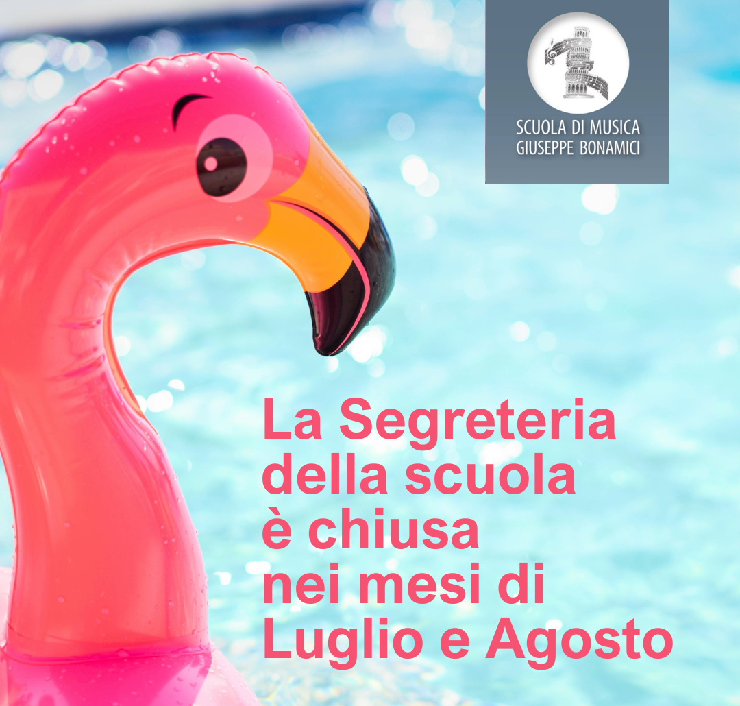 Orari di Segreteria: luglio, agosto e settembre